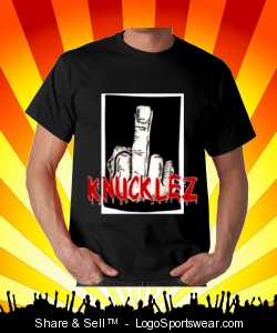 BLOODY KNUCKLEZ FUCK YOU T-SHIRT Design Zoom